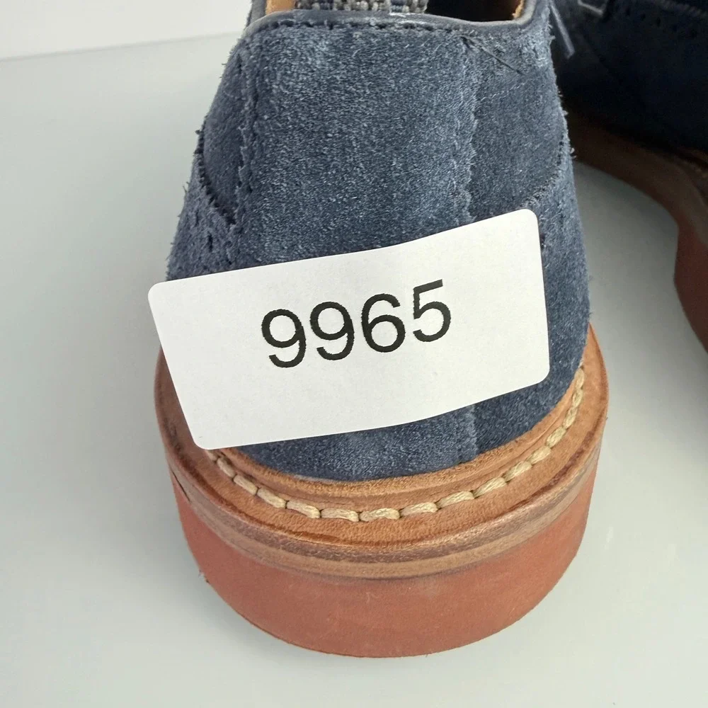 Cole Haan Todd Snyder Hammond Wingtip Mens 13 M Navy Blue Excellent Suede C14255